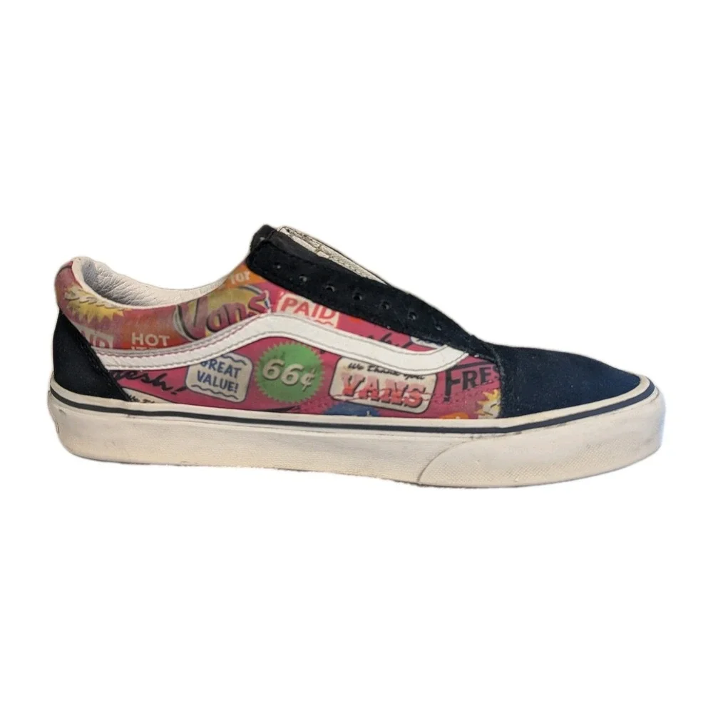 Retired Vans‎ Men 7.5/Women 9 Old Skool Retro Mart Yellow Signage VN0A3WKT4RR